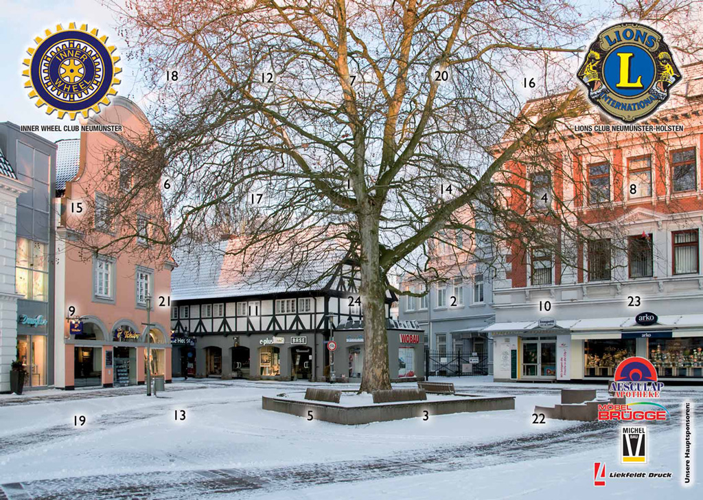 Adventskalender 2009 - Zugang zur Lütjenstraße vom Großflecken aus