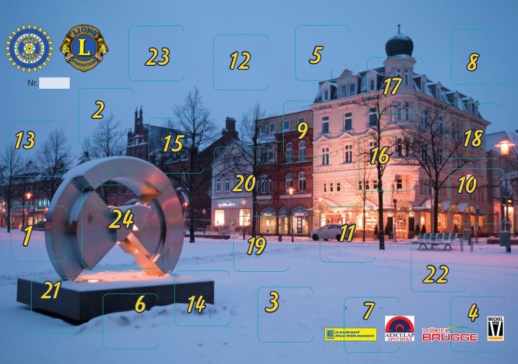 Adventskalender 2011 - Blick vom Großfleckenpavillon